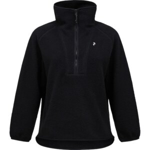 Peak - Performance Nature Rush Pile Half Zip Fleece Pullover schwarz