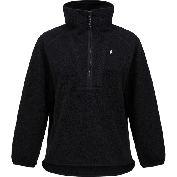 Peak-Performance-Nature-Rush-Pile-Half-Zip-Fleece-Pullover-schwarz-schwarz Peak - Performance Nature Rush Pile Half Zip Fleece Pullover schwarz