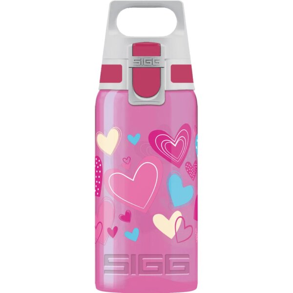 Sigg-Sigg-VIVA-ONE-0.5L-Trinkflasche-Kinder-Hearts-pink-rosapink Sigg - Sigg VIVA ONE 0.5L Trinkflasche Kinder Hearts pink