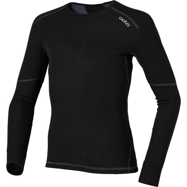 Odlo - Odlo Longsleeve Crew Neck X-Warm Jungen schwarz