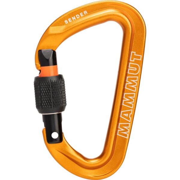 Mammut-Mammut-Sender-Screwgate-Karabiner-screw-gate-gelb Mammut - Mammut Sender Screwgate Karabiner screw gate