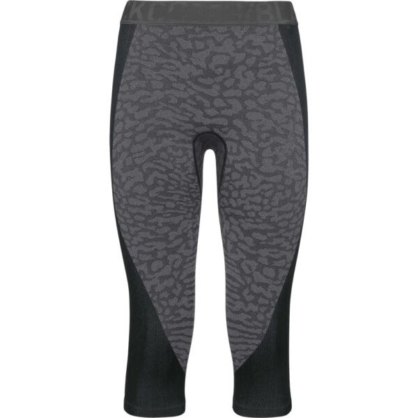 Odlo-Odlo-Blackcomb-34-Unterhose-black-odlo-steel-grey-grau Odlo - Odlo Blackcomb 3/4 Unterhose black odlo steel grey