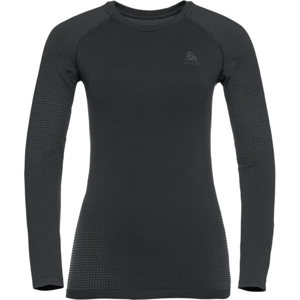 Odlo-Odlo-Performance-Warm-Eco-Baselayer-schwarz-schwarz Odlo - Odlo Performance Warm Eco Baselayer schwarz