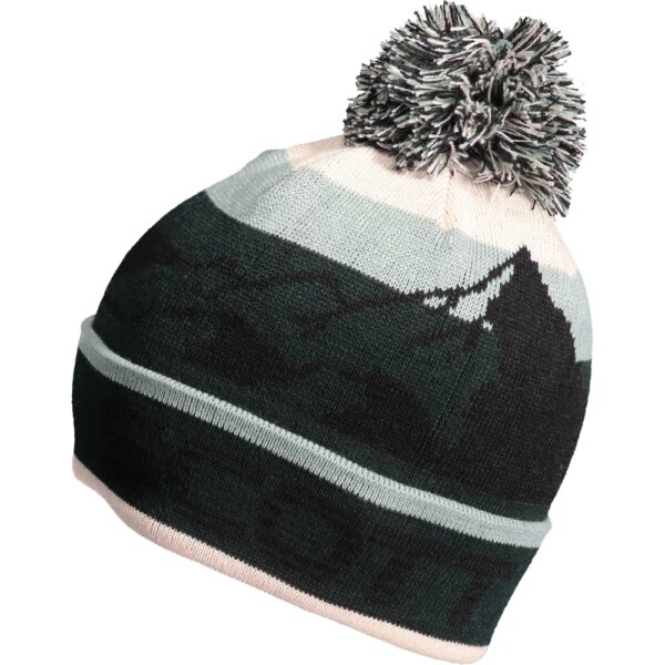 Scott-Scott-Team-40-Beanie-tree-green-pale-pink-gruen Scott - Scott Team 40 Beanie tree green pale pink