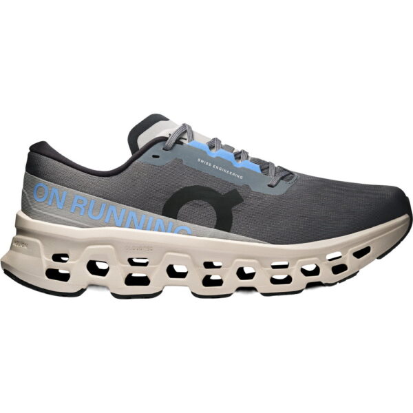 ON-Cloudmonster-3-Laufschuhe-rock-grau ON - ON Cloudmonster 3 eclipse