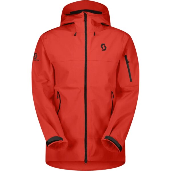 Scott-Scott-Explorair-3L-Hardshelljacke-turbo-red-rot Scott - Scott Explorair 3L Hardshelljacke turbo red
