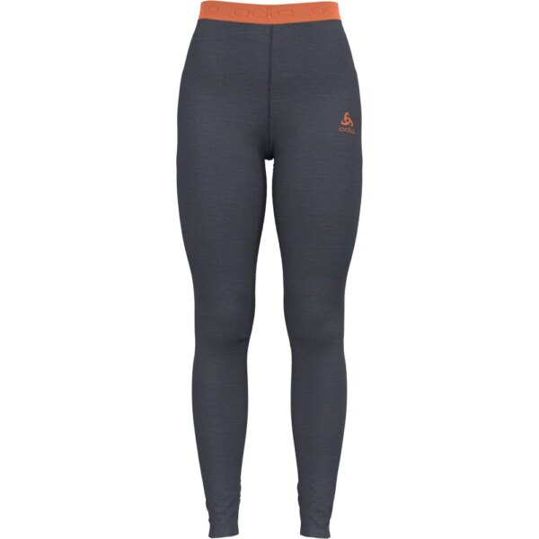 Odlo-Odlo-Performance-Wool-150-Leggings-india-ink-melange-blau Odlo - Odlo Performance Wool 150 Leggings india ink melange