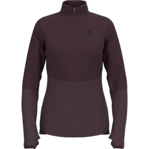 Odlo - Odlo Descent Ceramiwarm 200 Sl 1/2 Zip Midlayer fudge