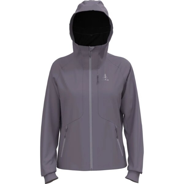 Odlo-Odlo-Zeroweight-Windproof-X-Warm-Jacke-gray-ridge-grau Odlo - Odlo Zeroweight Windproof X Warm Jacke gray ridge