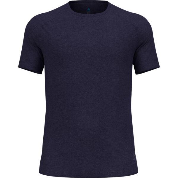 Odlo-Essential-365-Laufshirt-eclipse-melange-blau Odlo - Odlo Essential 365 Laufshirt eclipse melange