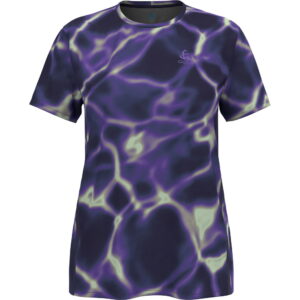 Odlo - Odlo Zeroweight Chill Tec Print Laufshirt afterparty