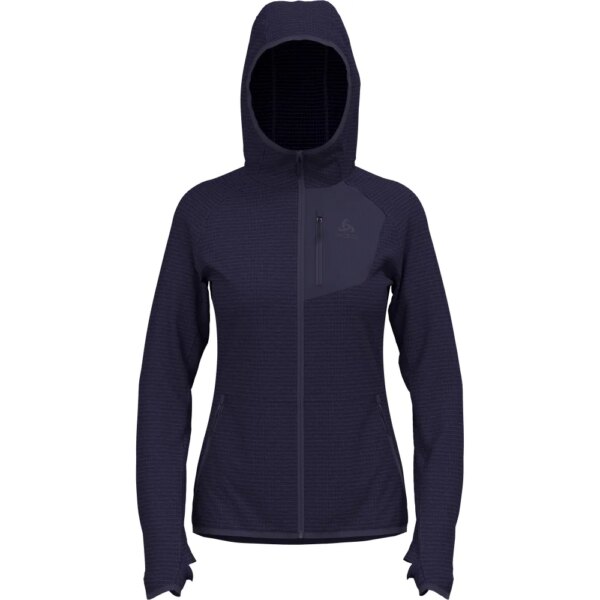 Odlo-Odlo-Ascent-Fleecejacke-eclipse-blau Odlo - Odlo Ascent Fleecejacke eclipse