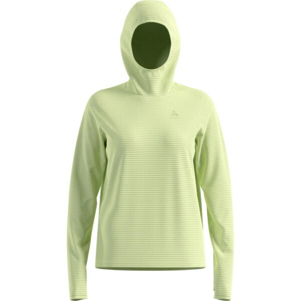 Odlo-Odlo-Essentials-Thermal-Laufhoodie-shadow-lime-gruen Odlo - Odlo Essentials Thermal Laufhoodie shadow lime