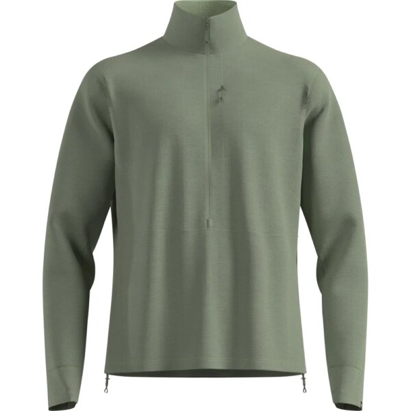 Odlo-Odlo-Grid-Fleece-Midlayer-shadow-melange-gruen Odlo - Odlo Grid Fleece Midlayer shadow melange
