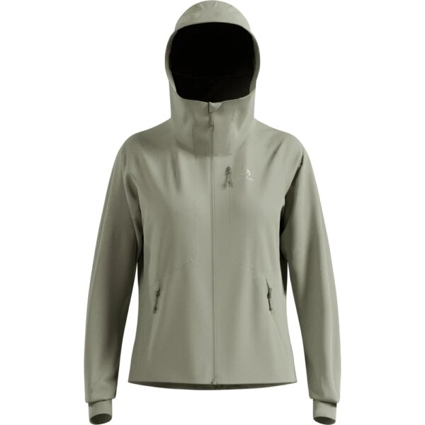 Odlo-Odlo-Zeroweight-X-Warm-Windproof-Langlaufjacke-shadow-gruen Odlo - Odlo Zeroweight X-Warm Windproof Langlaufjacke shadow