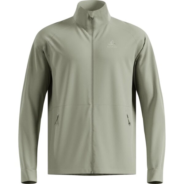 Odlo-Odlo-Essential-Warm-Langlaufjacke-shadow-gruen Odlo - Odlo Essential Warm Langlaufjacke shadow