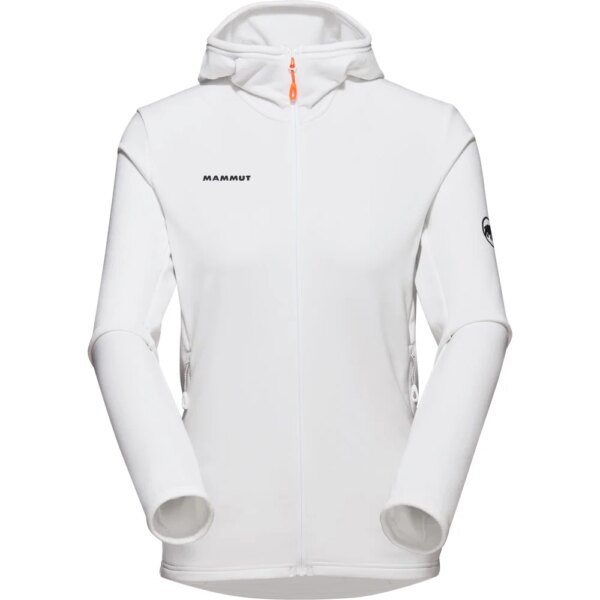 Mammut-Mammut-Aconcagua-Light-ML-Hooded-Fleecejacke-weiss-weiss Mammut - Mammut Aconcagua Light ML Hooded Fleecejacke weiß