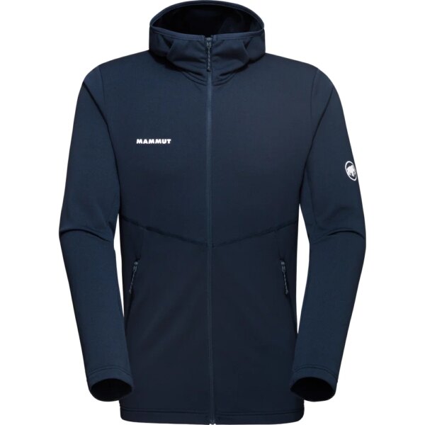 Mammut-Mammut-Aconcagua-Light-ML-Hooded-Fleecejacke-marine-blau Mammut - Mammut Aconcagua Light ML Hooded Fleecejacke marine