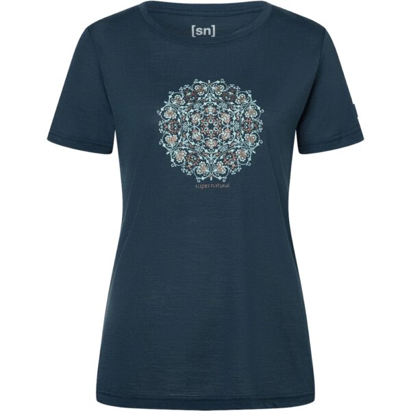 super.natural-super.natural-Ornament-T-Shirt-blueberry-blau super.natural - super.natural Ornament T-Shirt blueberry