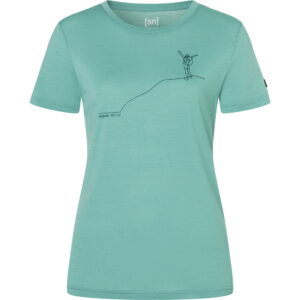 super.natural - super.natural Bergglück T-Shirt lagoon green