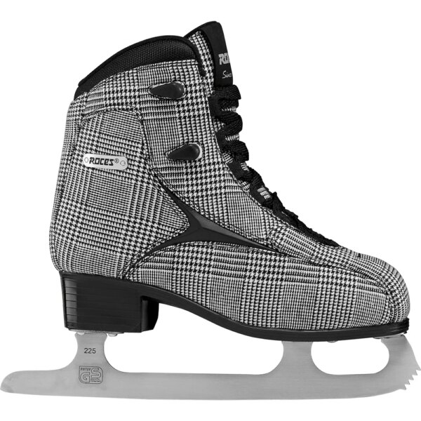 Roces-Roces-Brits-check-black-whitesil-grau Roces - Roces Brits check black whitesil