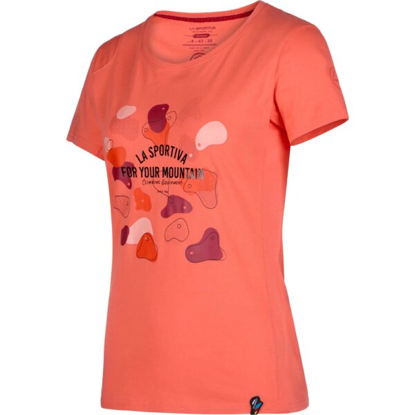 La-Sportiva-Volumes-T-Shirt-flamingo-orange La - Sportiva Volumes T-Shirt flamingo