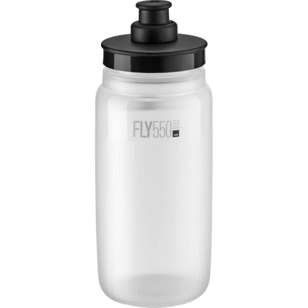 Elite - Elite Fly Tex Trinkflasche 550ml transparent schwarz