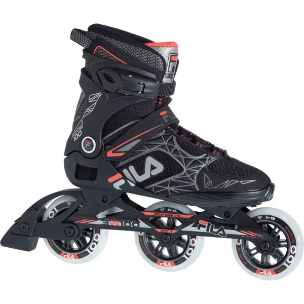 Fila-Fila-Legacy-Pro-100-schwarz-rot-schwarzrot Fila - Fila Legacy Pro 100 schwarz rot