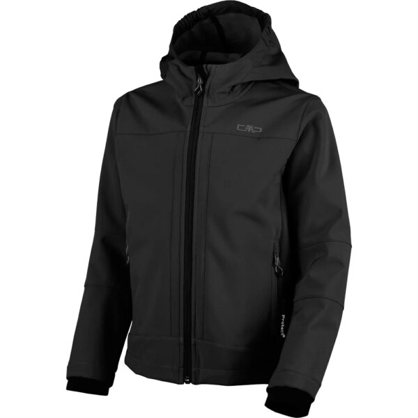 CMP-CMP-Fix-Hood-Softshelljacke-Jungen-nero-schwarz CMP - CMP Fix Hood Softshelljacke Jungen nero