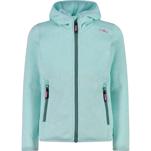 CMP-CMP-Knit-Tech-Fleecejacke-Kinder-opale-blau CMP - CMP Knit-Tech Fleecejacke Kinder opale