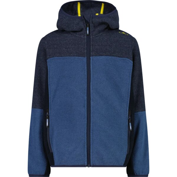 CMP-CMP-Fix-Hood-Fleecejacke-Jungen-bluestone-blau CMP - CMP Fix Hood Fleecejacke Jungen bluestone