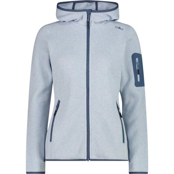 CMP-CMP-Knit-Tech-Fleecejacke-sky-blue-blau CMP - CMP Knit-Tech Fleecejacke sky blue