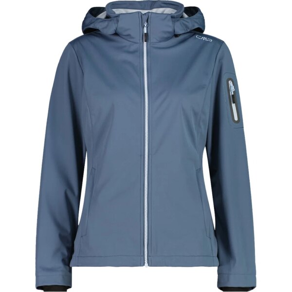 CMP-CMP-Zip-Hood-Softshelljacke-space-blau CMP - CMP Zip Hood Softshelljacke space