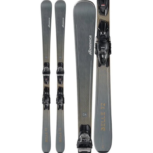Nordica-Nordica-Belle-72-CA-2425-Ski-inkl.-TP2-Compact-10-FDT-Bindung-grau Nordica - Nordica Belle 72 CA 24/25 Ski inkl. TP2 Compact 10 FDT Bindung