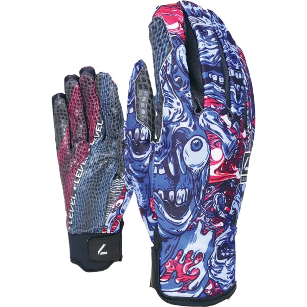 Level-Level-Web-Fingerhandschuh-Unisex-pattern-blau Level - Level Web Fingerhandschuh Unisex pattern