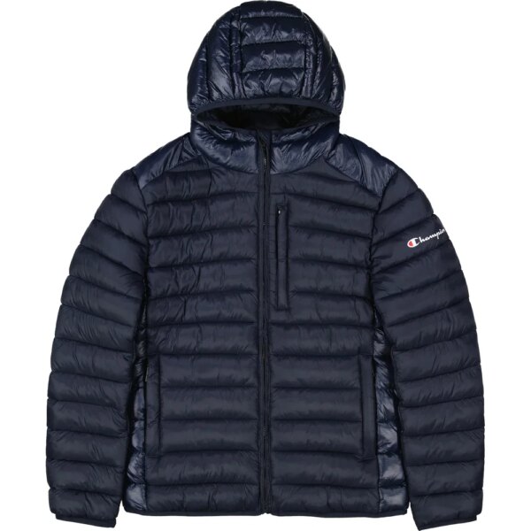 Champion-Champion-Hooded-Jacke-blau-blau Champion - Champion Hooded Jacke blau