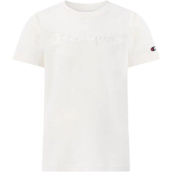 Champion-Champion-T-Shirt-Kinder-creme-weiss Champion - Champion T-Shirt Kinder creme