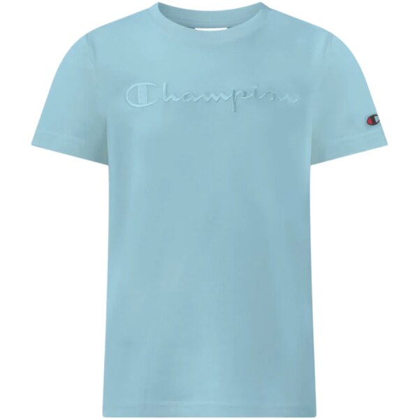 Champion-Champion-T-Shirt-Kinder-pastellblau-tuerkis Champion - Champion T-Shirt Kinder pastellblau