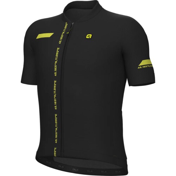 Ale-Ale-Follow-Me-Radtrikot-nero-schwarz Alé - Alé Follow Me Radtrikot nero