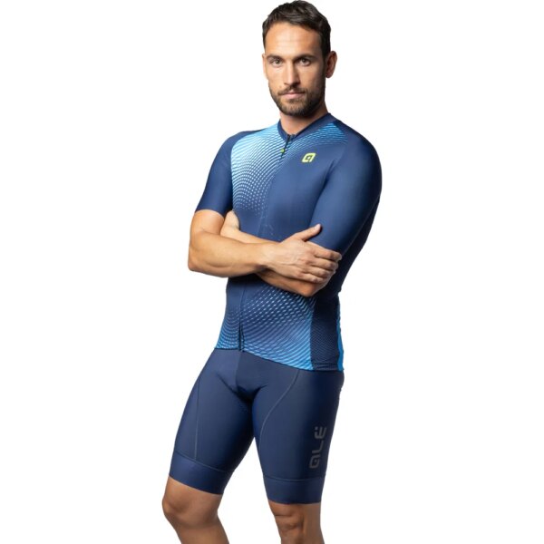 Alé - Alé Optical MC Radtrikot blau