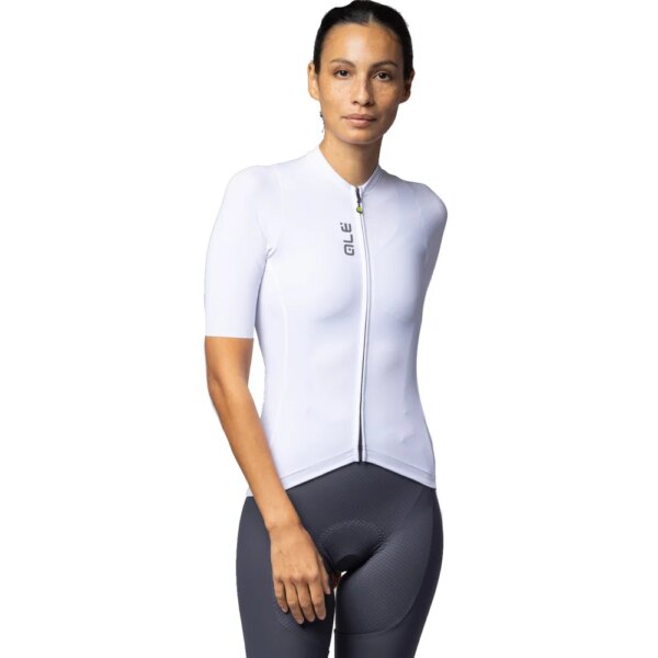 Ale-Ale-Color-Block-MC-Radtrikot-weiss-weiss Alé - Alé Color Block MC Radtrikot weiß