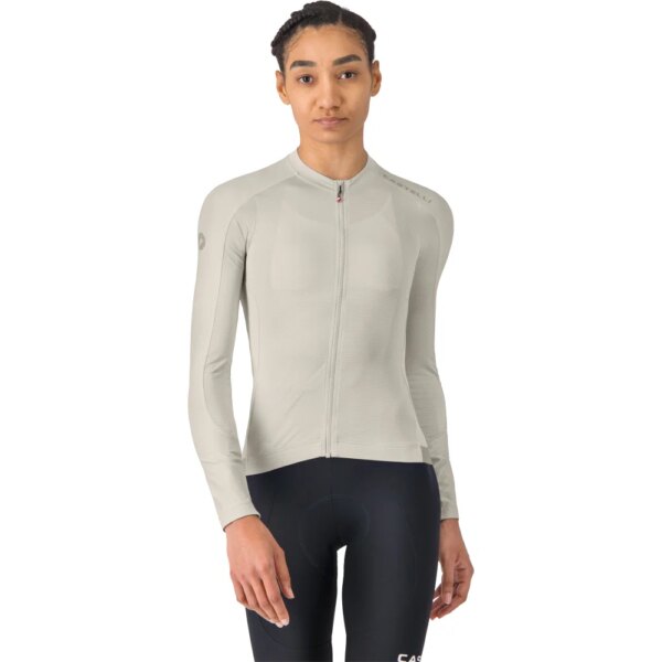 Castelli - Castelli Espresso 2 Langarm Radtrikot silver moon