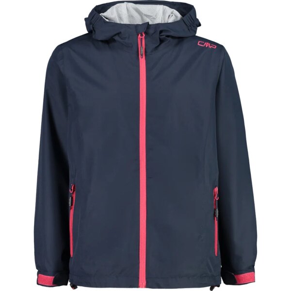 CMP-CMP-Regenjacke-mit-Kapuze-Kinder-black-blue-blau CMP - CMP Regenjacke mit Kapuze Kinder black blue