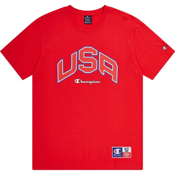 Champion - Champion Retro Sport Crewneck T-Shirt true red