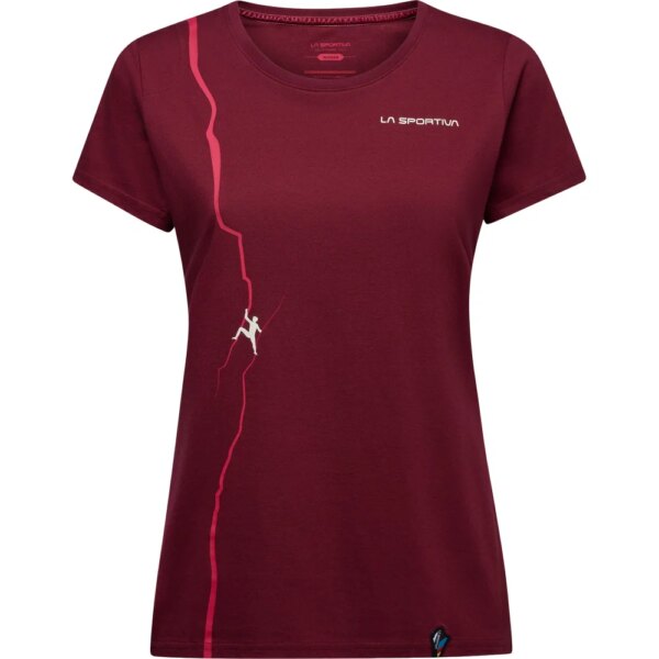 La-Sportiva-Route-T-Shirt-redwood-rot La - Sportiva Route T-Shirt redwood