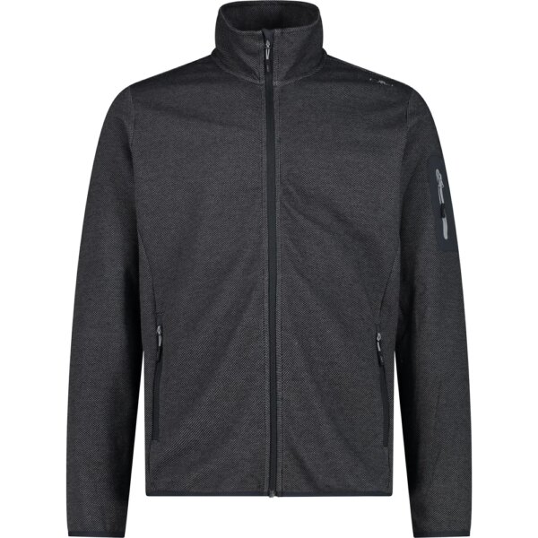 CMP-CMP-Knit-Tech-Fleecejacke-schwarz-schwarz CMP - CMP Knit-Tech Fleecejacke schwarz