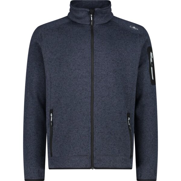 CMP-CMP-Knit-Tech-Fleecejacke-antracite-grau CMP - CMP Knit-Tech Fleecejacke antracite