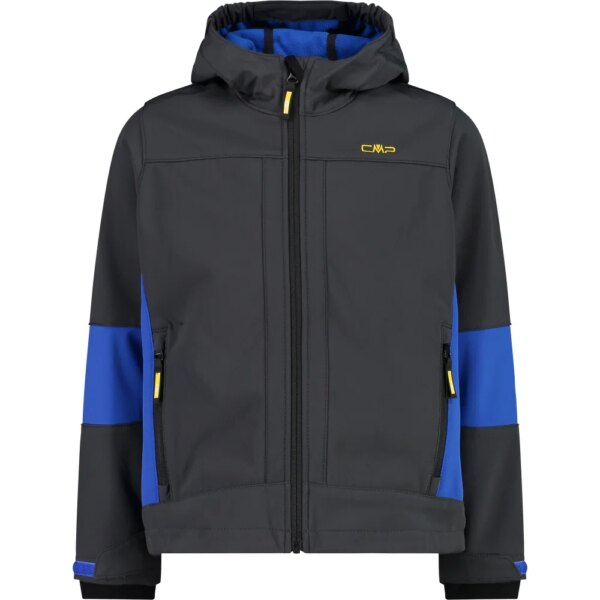 CMP-CMP-Fix-Hood-Softshelljacke-Kinder-anthrazit-grau CMP - CMP Fix Hood Softshelljacke Kinder anthrazit