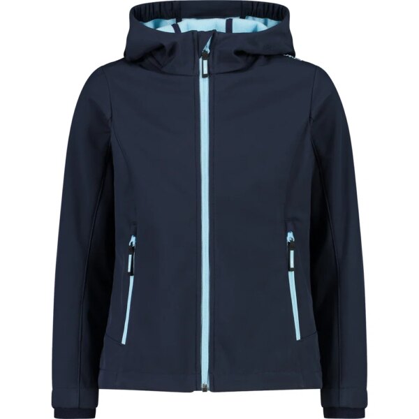 CMP-CMP-Fix-Hood-Softshelljacke-Maedchen-blau-blau CMP - CMP Fix Hood Softshelljacke Mädchen blau