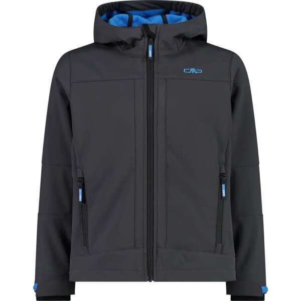 CMP-CMP-Fix-Hood-Softshelljacke-Kinder-antracite-schwarz CMP - CMP Fix Hood Softshelljacke Kinder antracite